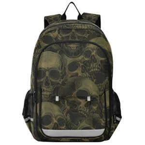 alaza scary skull backpack daypack bookbag