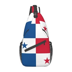 fycfslmy panama countries flag hiking daypacks cross-body sling backpack for men women outdoor cycling hiking travel