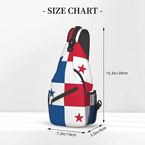 FYCFSLMY Panama Countries Flag Hiking Daypacks Cross-body Sling Backpack for Men Women Outdoor Cycling Hiking Travel