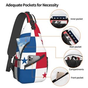 FYCFSLMY Panama Countries Flag Hiking Daypacks Cross-body Sling Backpack for Men Women Outdoor Cycling Hiking Travel