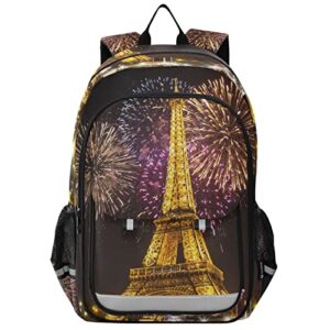 alaza paris eiffel tower light casual daypacks bookbag bag