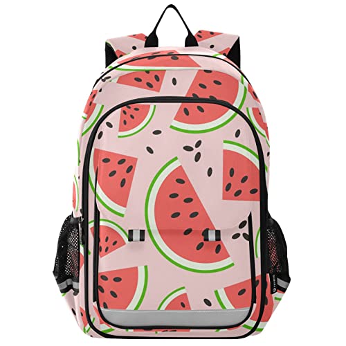 ALAZA Stylish Pink Watermelon Casual Daypacks Outdoor Backpack