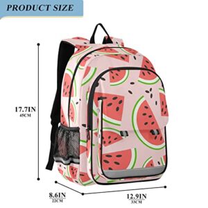 ALAZA Stylish Pink Watermelon Casual Daypacks Outdoor Backpack