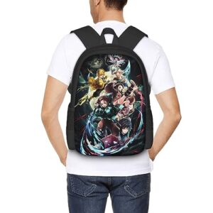 Gvxnemu Anime Backpack School Bag Cartoon Daypack Set with Book Bag Lunch bag Pencil Bag For Kids Boys Girls 03