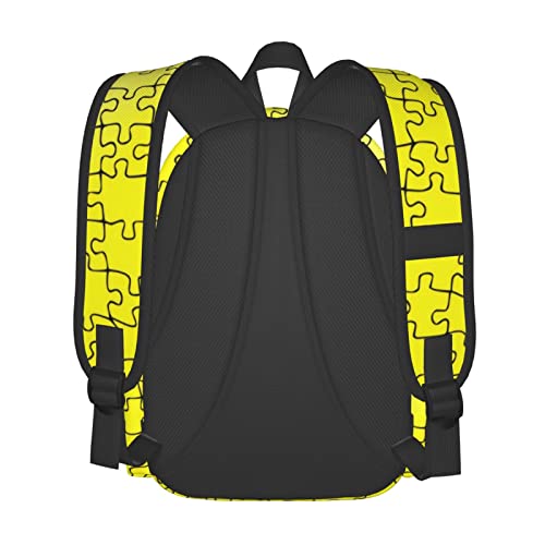 Mitterm Cute Yellow Backpack 17'' Travel Work Laptop Backpack for Women Men Hiking Large Capacity Bag Fashion Lightweight Daypack for Business Work