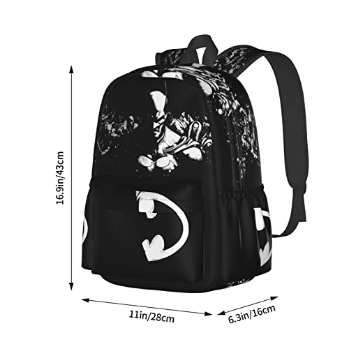 Mitterm Black Backpack Travel Work Laptop Backpack for Women Men Hiking Large Capacity Bag Fashion Lightweight Daypack for Business Work…