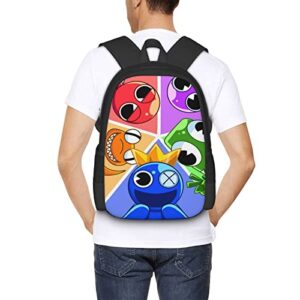 junemater Cartoon Game Kids Backpack Set Anime School Bag 3 Piece Set Sports Casual Backpacks Set For Boys Girl 03