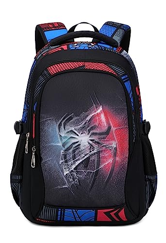 Lmwzh Backpack For Boys Elementary School Bags Kids Bookbag Waterproof Lightweight Durable Black （2023 Model）