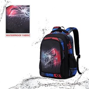 Lmwzh Backpack For Boys Elementary School Bags Kids Bookbag Waterproof Lightweight Durable Black （2023 Model）