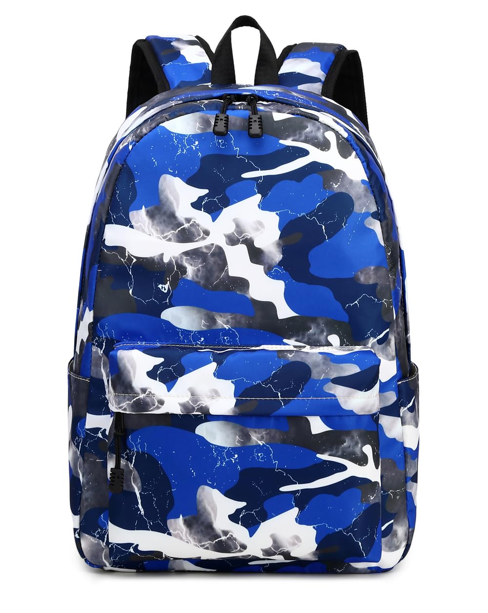 Lmwzh Backpack For Boys Girls Elementary Waterproof teen School Bags Kids Bookbag Lightweight Camo Blue（2023 Model）