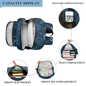 Glaphy Joystick Video Game Backpack School Bag Lightweight Laptop Backpack Student Travel Daypack with Reflective Stripes