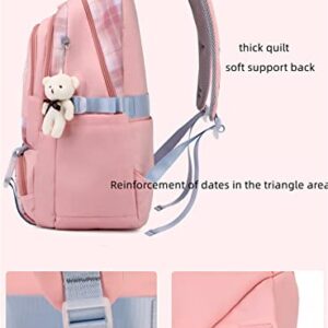 School Backpack for Women, Travel Laptop Backpack Daypack Bookbag Large-capacity Lightweight Waterproof Bookbag