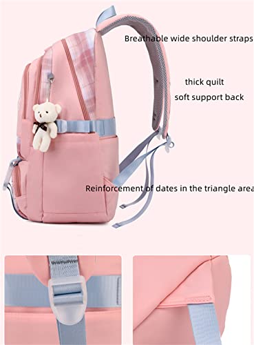 School Backpack for Women, Travel Laptop Backpack Daypack Bookbag Large-capacity Lightweight Waterproof Bookbag