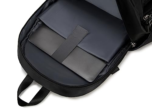 Acmebon Girl Roomy Fashion Laptop Backpack Set Casual Daypack Set for Women Black