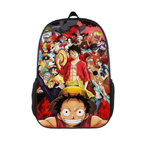 ocuber anime backpack for men and women,17-inch casual travel backpack cartoon backpack.
