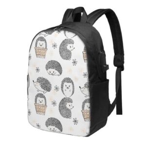 cartoon backpack 16.5 inch double strap shoulder light weight bookbag fits laptop bag