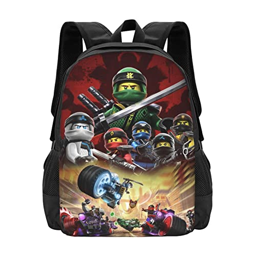 Ninja Cartoon Backpack Anime 3d Printing Bag Travel Backpack 17 Inch Daypack For Men And Women Universal Fan Casual Backpack Gift