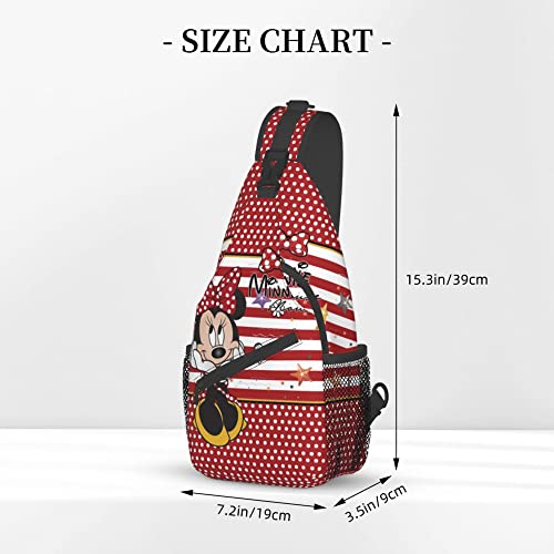 Ouhlcsp Adult Unisex Cross chest bag Crossbody Sling Backpack Travel Hiking Daypack for Women Men diagonally Shoulder Bag Gifts - anime 26