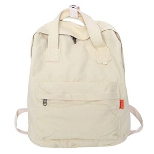 maxxcloud vintage canvas backpack purse tote satchel hiking daypack travel bag handbag rucksack (583 beige)