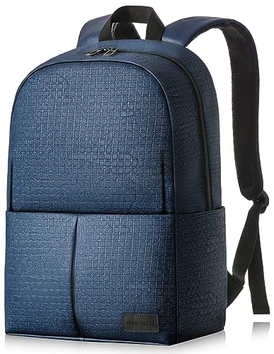 BLUEFATTY Casual Daypack Backpack Waterproof Travel Backpacks For Women Men Lightweight Backpack with Breathable Shoulder Straps for Hiking-Blue