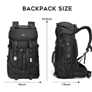 KAKA Travel Backpack, Carry On Backpack Durable Convertible Duffle Bag Fit for 17.3 Inch Laptop for Men and Women