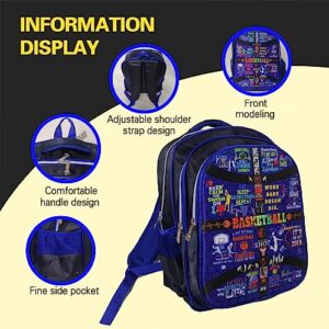 JDEIFKF Basketball Backpack Laptop Backpack For Men Women, Basketball Backpacks Shoulder Bag For Travel Hiking Camping Daypack