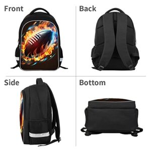 RTBBCKS American Football Backpack for Boys Suitable for Elementary School Boys