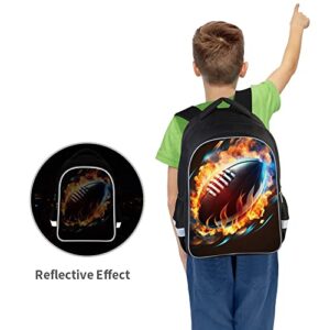 RTBBCKS American Football Backpack for Boys Suitable for Elementary School Boys