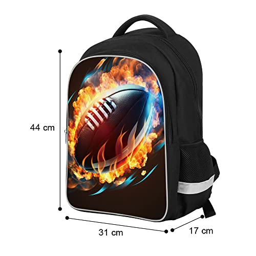 RTBBCKS American Football Backpack for Boys Suitable for Elementary School Boys