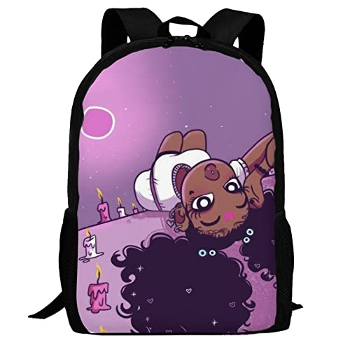 nrseag African American Girl Backpack Black Girl Backpack African Kids Cute Black Girl Bookbag for School Kids Teen Girls