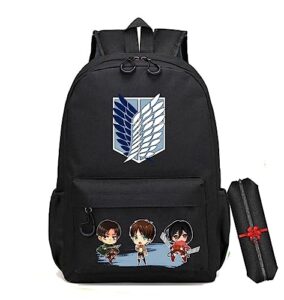 glthz black backpack for kids - boys & girls with cartoon characters
