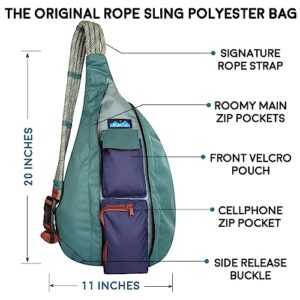 KAVU Original Rope Sling Pack with Adjustable Rope Shoulder Strap - Tree Hugger