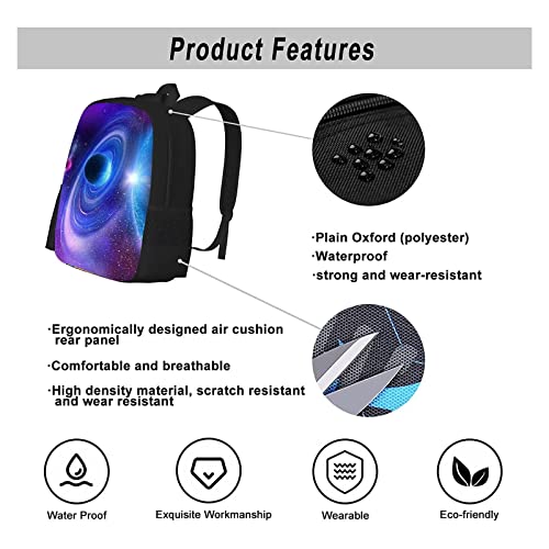 IUXTI Anime Backpack for Boys Girls,Big Capacity Daypack 16.5 Inch Laptop Backpack for Travel Office Outdoor-2