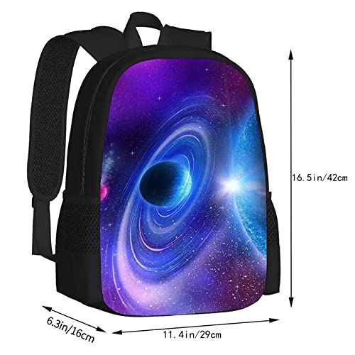 IUXTI Anime Backpack for Boys Girls,Big Capacity Daypack 16.5 Inch Laptop Backpack for Travel Office Outdoor-2