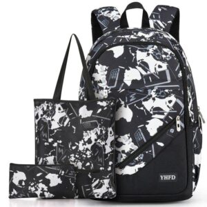yhfd boys' school backpacks, primary and secondary school backpacks, children's backpacks, tutoring bags, and pencil boxes (technology grey)
