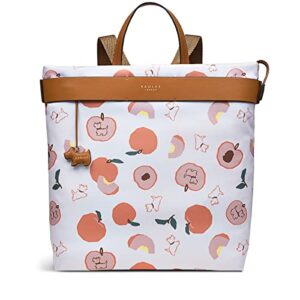 radley london life's a peach responsible - medium ziptop backpack
