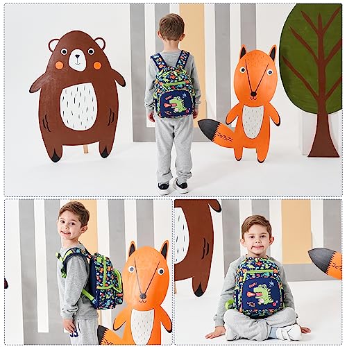 SunForMorning Toddler Backpack for Girls and Boys Children Kindergarten Preschool Bag Kids School Backpack with Chest Strap, Dinosaurs