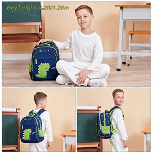 Kids Backpacks Kindergarten Elementary School Bag for Boys Girls Durable Children Travel Bookbag, Dinosaurs