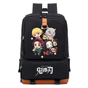 diommell anime canvas capacity backpack bag daypack laptop bag anime gift