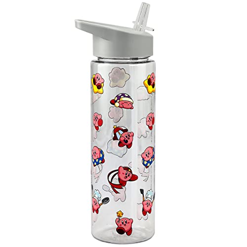 Kirby 16" Reversible Backpack & 24 Oz Single Wall Plastic Water Bottle Combo Set