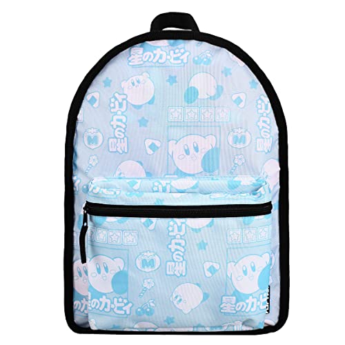 Kirby 16" Reversible Backpack & 24 Oz Single Wall Plastic Water Bottle Combo Set