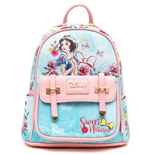 wondapop snow white 11" vegan leather fashion mini backpack