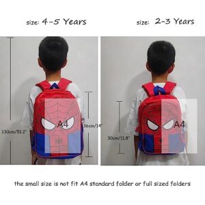 JBin Rich Little Kids Toddler Backpack,Preschool Red Backpack for Boys and Girls Ages 2-8 Years Old