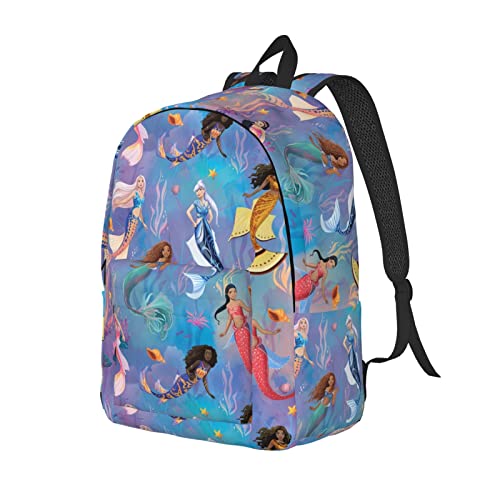 Thustin Little Mermaid 2023 halie Backpacks Casual Durable Daypack Laptop Mini backpack Waterproof Travel Backpacks 15.7 Inch Bag