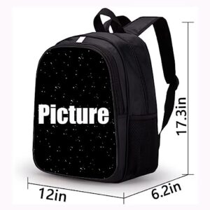 JHMYGSWK Fashion Kids Backpack Large Capacity School Backpack Multiple Pockets Anime Schoolbag-5