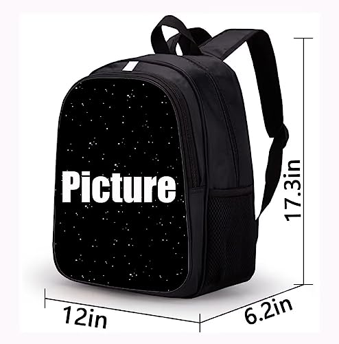 JHMYGSWK Fashion Kids Backpack Large Capacity School Backpack Multiple Pockets Anime Schoolbag-5