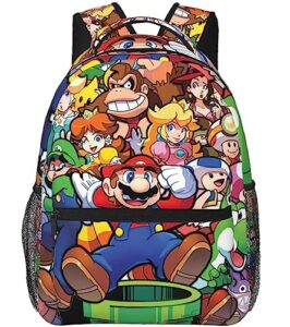 super cartoon backpack anime 3d game printed school bookbag laptop backpacks travel for boys girls kids back to-school