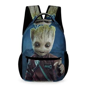 anime rocket-raccon baby-gro-ot hero backpack casual travel bag durable computer bag gifts 3d print campus game outdoors daypack