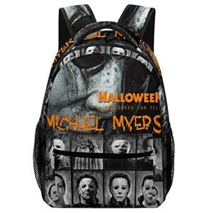 adult backpack michael halloween myers backpack multifunctional daypack perfect travel bag classical basic business daypack