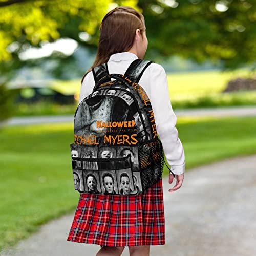 Adult Backpack Michael Halloween Myers Backpack Multifunctional Daypack Perfect Travel Bag Classical Basic Business Daypack